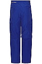 view 7 of 8 Cargo Zip Pant in Electric Blue