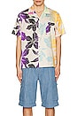view 3 of 3 Short Sleeve Hawaiian Shirt in Futuro Beach