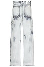 view 2 of 6 デニム in White & Blue Denim