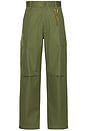 view 1 of 7 Saint Heavy Twill Cargo Pants in Military Green