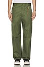 view 5 of 7 Saint Heavy Twill Cargo Pants in Military Green