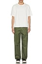 view 7 of 7 Saint Heavy Twill Cargo Pants in Military Green
