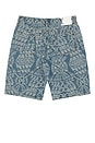 view 2 of 5 Macrame Denim Shorts in Mid Blue