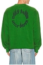 view 1 of 4 Flame Circle Sweatshirt in Abundant Green