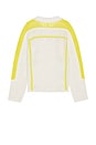 view 2 of 4 Football Knit Sweater in White