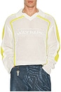 view 4 of 4 Football Knit Sweater in White