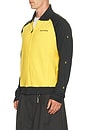 view 2 of 6 Dias Stacked Colour Blocking Track Jacket in Yellow & Navy