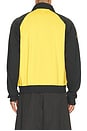 view 3 of 6 Dias Stacked Colour Blocking Track Jacket in Yellow & Navy