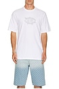 view 3 of 3 Glow Short Sleeve T-Shirt in White