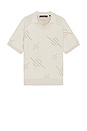 view 1 of 3 Monogram Knit Polo in Gardenia
