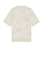 view 2 of 3 Monogram Knit Polo in Gardenia