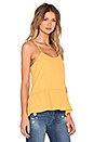 view 2 of 3 CAMISETA TIRANTES SHAM in Mustard