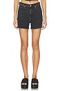 view 1 of 6 Nora Shorts in Tar Aged Black