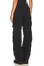 view 3 of 4 Donna Multi Cargo Wide Leg in Black Used