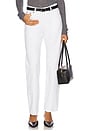view 1 of 6 Arch Straight Leg Jeans in White