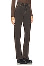 view 2 of 6 Echo Straight Jeans in Tar Jet Brown