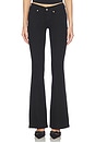 view 1 of 6 Kily Low Bootcut Jeans in Solid Black