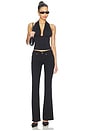 view 6 of 6 Kily Low Bootcut Jeans in Solid Black