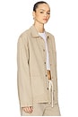 view 2 of 4 Devon Worker Jacket in Greige