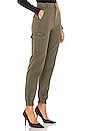view 2 of 4 Ruby Cargo Trouser in Dark Emerald