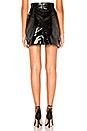 view 3 of 4 Lolo Faux Leather Skirt in Glossy Black
