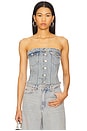 view 1 of 4 Carli Denim Tube Top in Canyon Light Vintage