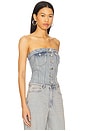 view 2 of 4 Carli Denim Tube Top in Canyon Light Vintage