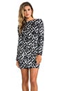 view 1 of 6 Lola Long Sleeve Sequin Dress in White