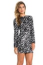 view 2 of 6 Lola Long Sleeve Sequin Dress in White