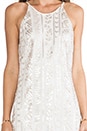 view 5 of 6 Jamie Sequin Tank Dress in White & Gold