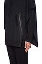 view 4 of 4 Eyas Poncho in Black/ Heather in Black/ Heather Grey
