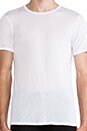 view 4 of 4 Felix Tee in White