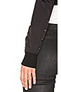 view 5 of 5 BLOUSON BOMBER AVIATEUR SCINTILLANT in Black