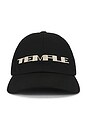 view 1 of 2 Temple of Love Baseball Cap in Black & Pearl