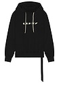 view 1 of 4 Oversized Hoodie in Black in Black & Pearl