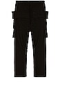 view 3 of 3 PANTALON CARGO CREATCH in Black