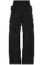 view 4 of 6 Creatch Cargo Wide Pant in Black
