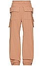 view 4 of 6 Creatch Cargo Wide Pant in Dark Pink