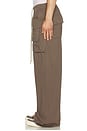 view 4 of 5 Creatch Wide Cargo Drawstring Pants in Dust