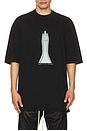 view 1 of 4 T-SHIRT JUMBO in Black & Milk