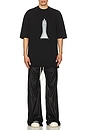 view 3 of 4 T-SHIRT JUMBO in Black & Milk