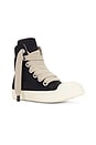 view 2 of 6 Jumbo Lace Puffer Sneaker in Black, Pearl, & Milk
