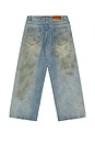 view 2 of 5 Mud Stained Jeans in Light Blue
