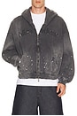 view 1 of 4 SWEAT À CAPUCHE FOLLOW UR DRMS in Charred Grey