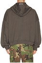view 2 of 5 SWEAT À CAPUCHE CURSIVE in Dark Taupe