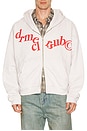 view 1 of 4 SWEAT À CAPUCHE HANGING LETTERS in Off White
