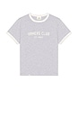 view 4 of 4 Practice Ringer Tee in Heather Grey