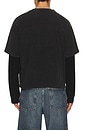 view 3 of 5 Polaris Layered Tee in Black