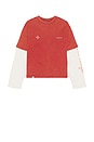 view 5 of 5 Polaris Layered Tee in Red