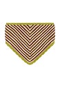 view 2 of 3 Crochet Bandana in Green, Pink & Burgundy